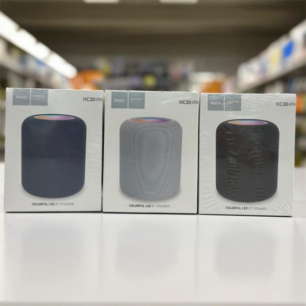 Hoco HC30 Oceano Bluetooth Speaker Powerful LED Light Wireless Waterproof - Image 3