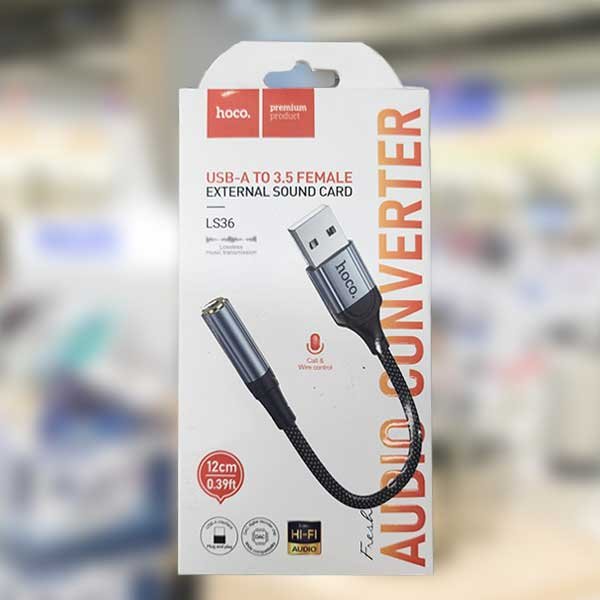 Hoco LS36 USB-C to 3.5mm Audio Converter