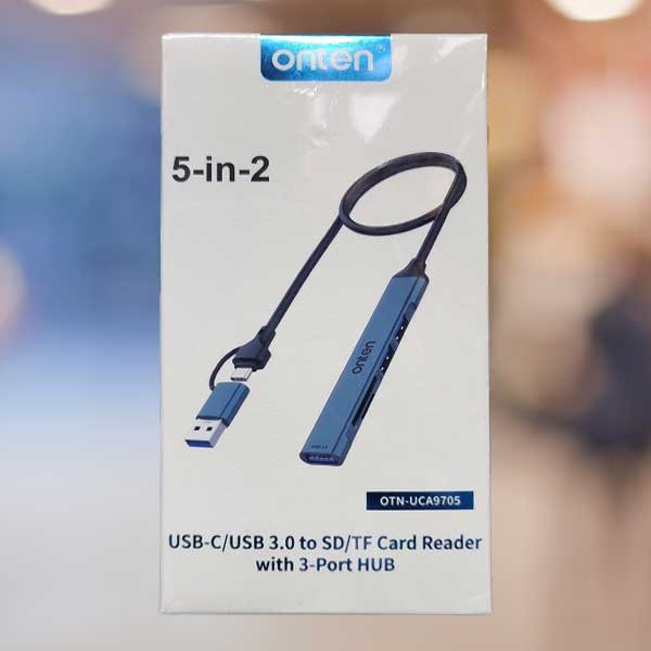Onten 5-in-2 USB-C/USB 3.0 Hub